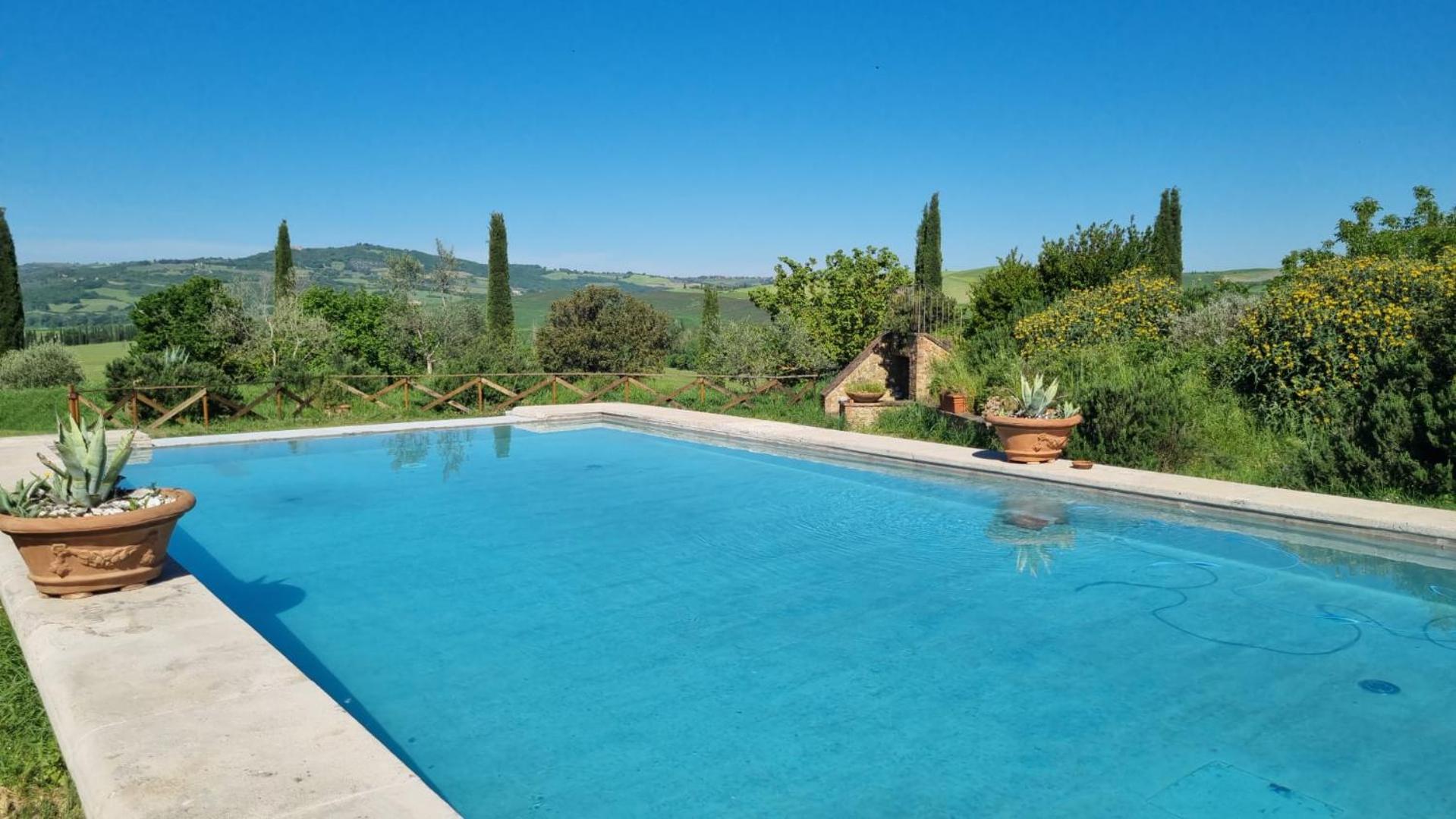 Agriturismo Le Sorbelle D'Orcia Con Piscina Pienza Exterior foto